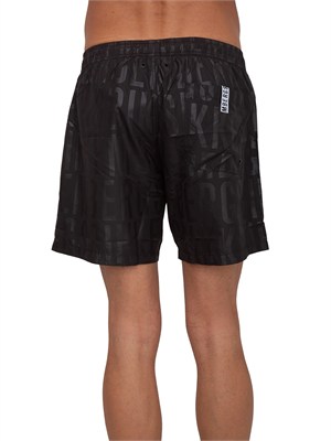 Costume boxer Bikkembergs nero logo in UOMO