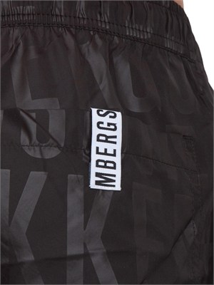 Costume boxer Bikkembergs nero logo in UOMO