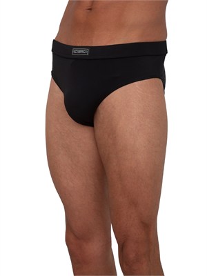 Costume slip uomo Iceberg in tessuto nero in UOMO
