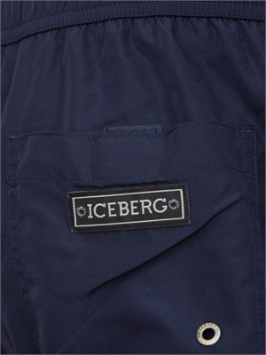Costume boxer blu Iceberg beachwear uomo in UOMO