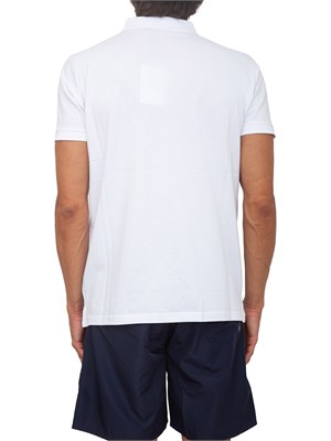Polo bianca Iceberg Beachwear uomo in cotone con logo in UOMO