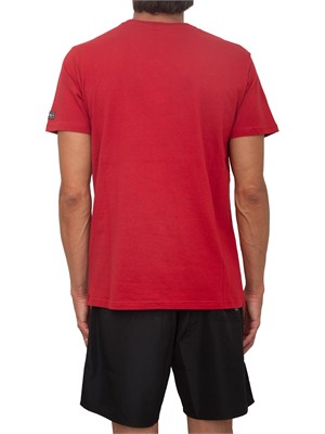 T-shirt rossa Iceberg Beachwear uomo con logo in UOMO
