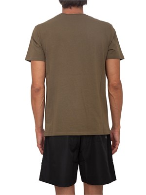 T-shirt verde Iceberg beachwear uomo con stampa logo in UOMO