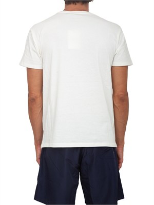 T-shirt crema Iceberg beachwear uomo con stampa logo in UOMO