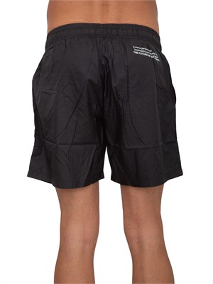 Costume boxer Plein Sport Swim in tessuto tecnico nero in UOMO