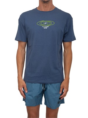 T-shirt blu Plein Sport Swim uomo con stampe in UOMO