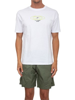 T-shirt bianca Plein Sport Swim uomo con stampe in UOMO