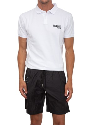 Polo uomo Plein Sport Swim in cotone bianco in UOMO