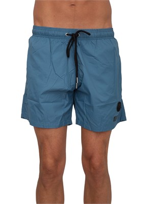 T-shirt uomo Plein Sport Swim in cotone blu in UOMO