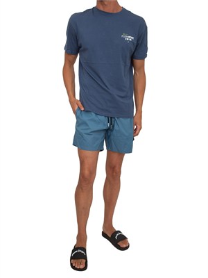 T-shirt uomo Plein Sport Swim in cotone blu in UOMO