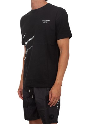 T-shirt uomo Plein Sport Swim in cotone nero con stampe in UOMO