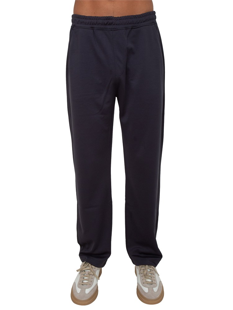 Pantalone tuta Corneliani in misto cotone blu
