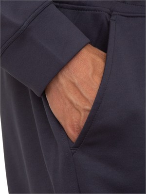 Pantalone tuta Corneliani in misto cotone blu in UOMO