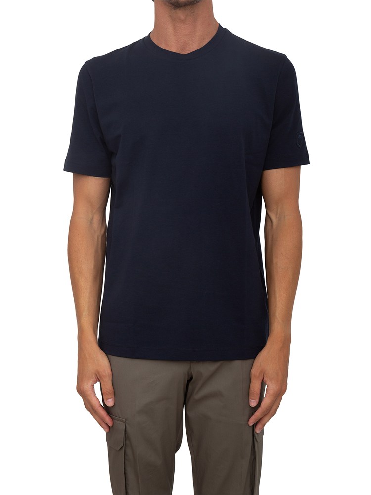T-shirt Corneliani in cotone blu