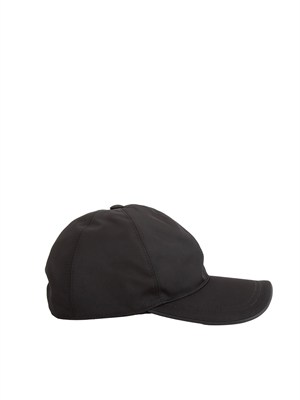Cappello baseball Corneliani nero con stemma in UOMO