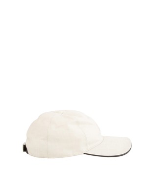 Cappello baseball avorio Corneliani in UOMO