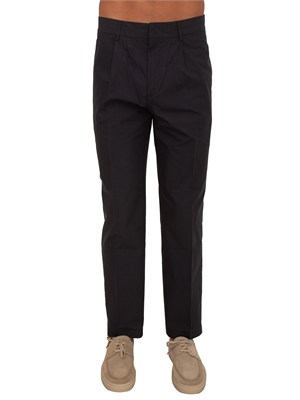 Pantaloni Emporio Armani uomo in cotone blu in UOMO