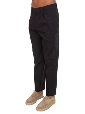Pantaloni Emporio Armani uomo in cotone blu in UOMO