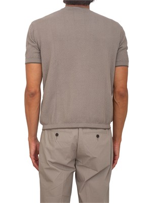 Maglia taupe a maniche corte Emporio Armani in UOMO