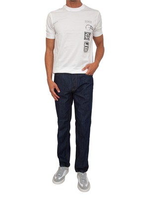 Jeans Emporio Armani uomo blu scuro in UOMO