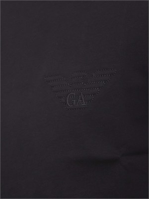 T-shirt Emporio Armani uomo in cotone nero in UOMO