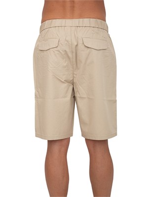 Bermuda Sun68 in popeline di cotone beige con tasche in UOMO