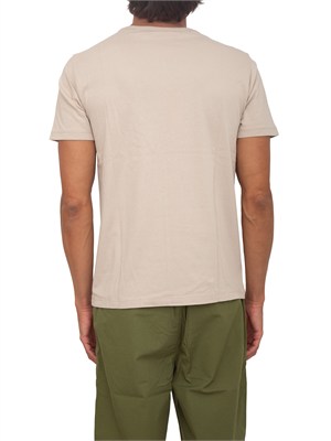 T-shirt Sun68 uomo in cotone beige in UOMO