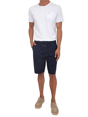 T-shirt Sun68 uomo in cotone bianco in UOMO