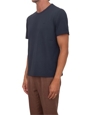 T-shirt blu SUN68 uomo in nylon in UOMO