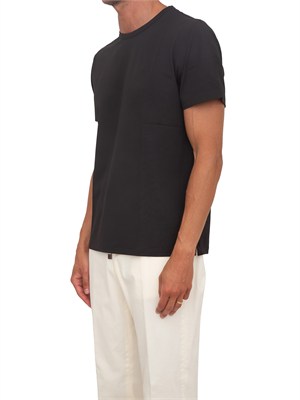 T-shirt nera SUN68 uomo in nylon in UOMO