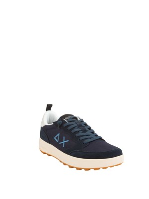 Sneakers Genius SUN68 in nylon e suede blu in UOMO