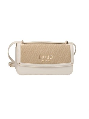 Borsa Liu Jo donna in ecopelle e tessuto beige in DONNA