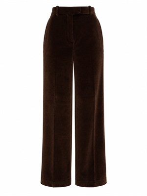 Pantalone donna Circolo 1901 in velluto marrone in DONNA