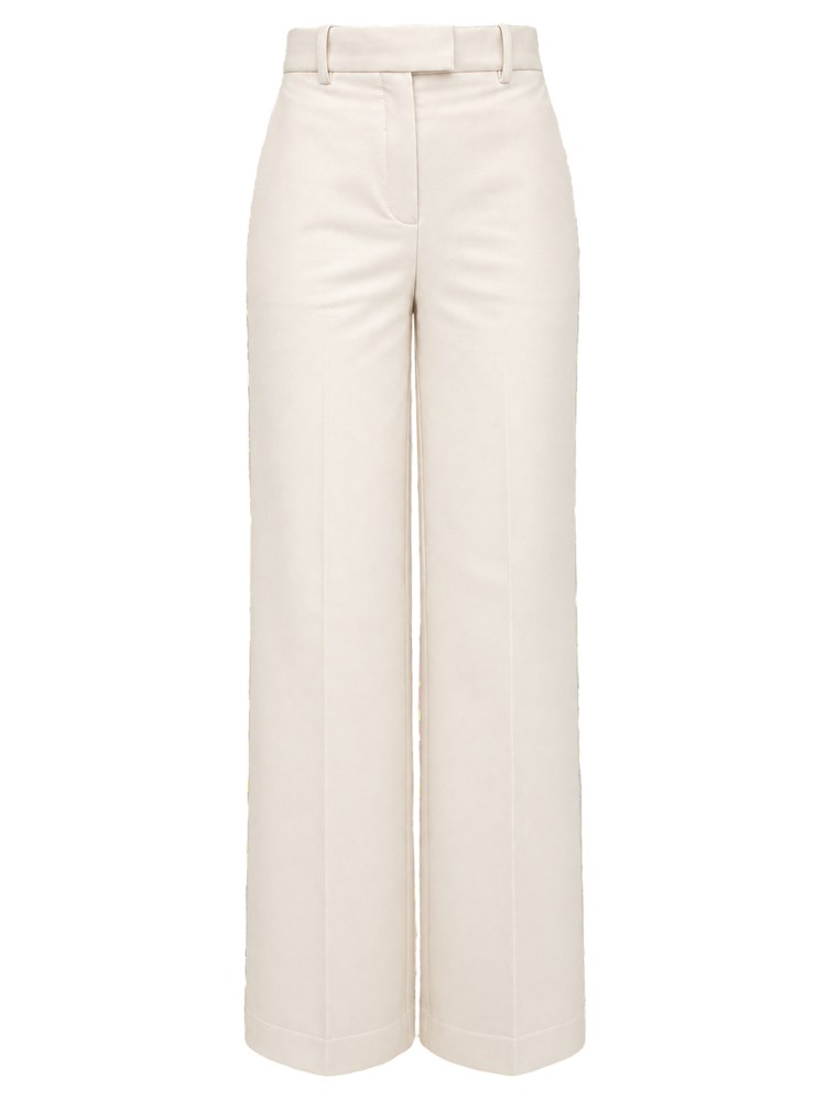 Pantalone donna Circolo 1901 felpa cashmere bianco avorio