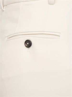 Pantalone donna Circolo 1901 felpa cashmere bianco avorio in DONNA