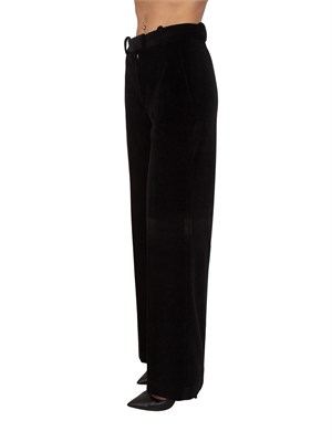 Pantalone donna Circolo 1901 in velluto nero in DONNA