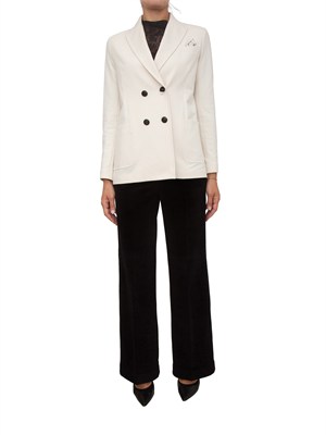 Pantalone donna Circolo 1901 in velluto nero in DONNA