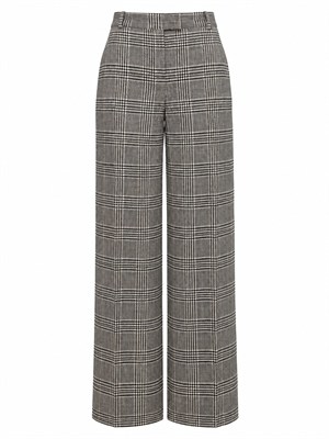 Pantalone donna Circolo 1901 pied de poule grigio in DONNA