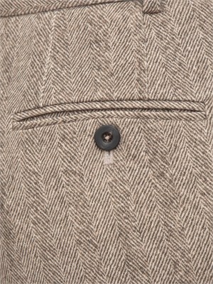 Pantalone donna Circolo 1901 spinato beige in DONNA