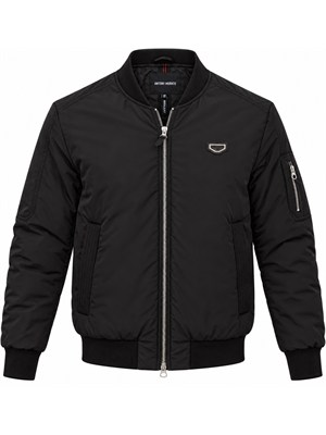 Bomber Antony Morato in tessuto tecnico nero in UOMO