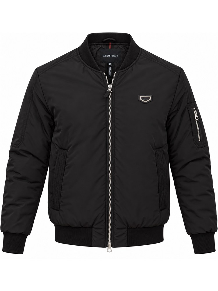 Bomber Antony Morato in tessuto tecnico nero