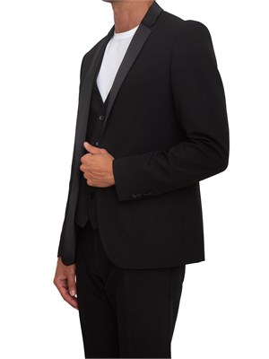 Giacca Antony Morato in viscosa stretch nera in UOMO