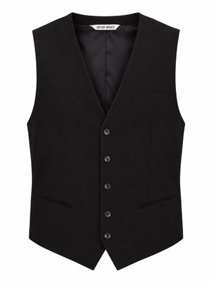Gilet Antony Morato in tessuto stretch nero in UOMO