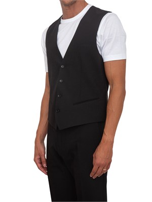 Gilet Antony Morato in tessuto stretch nero in UOMO
