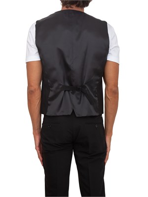 Gilet Antony Morato in tessuto stretch nero in UOMO