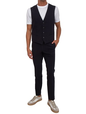 Gilet Antony Morato in tessuto stretch blu in UOMO