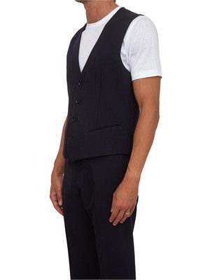 Gilet Antony Morato in tessuto stretch blu in UOMO