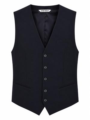Gilet Antony Morato in tessuto stretch blu in UOMO