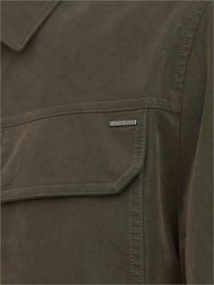 Giubbino Antony Morato in similpelle verde in UOMO