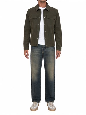 Giubbino Antony Morato in similpelle verde in UOMO